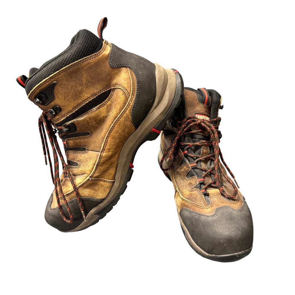 Craftsman Boots‎ Mens 13 D Safety Toe Hiker Brown Work Leather Utility